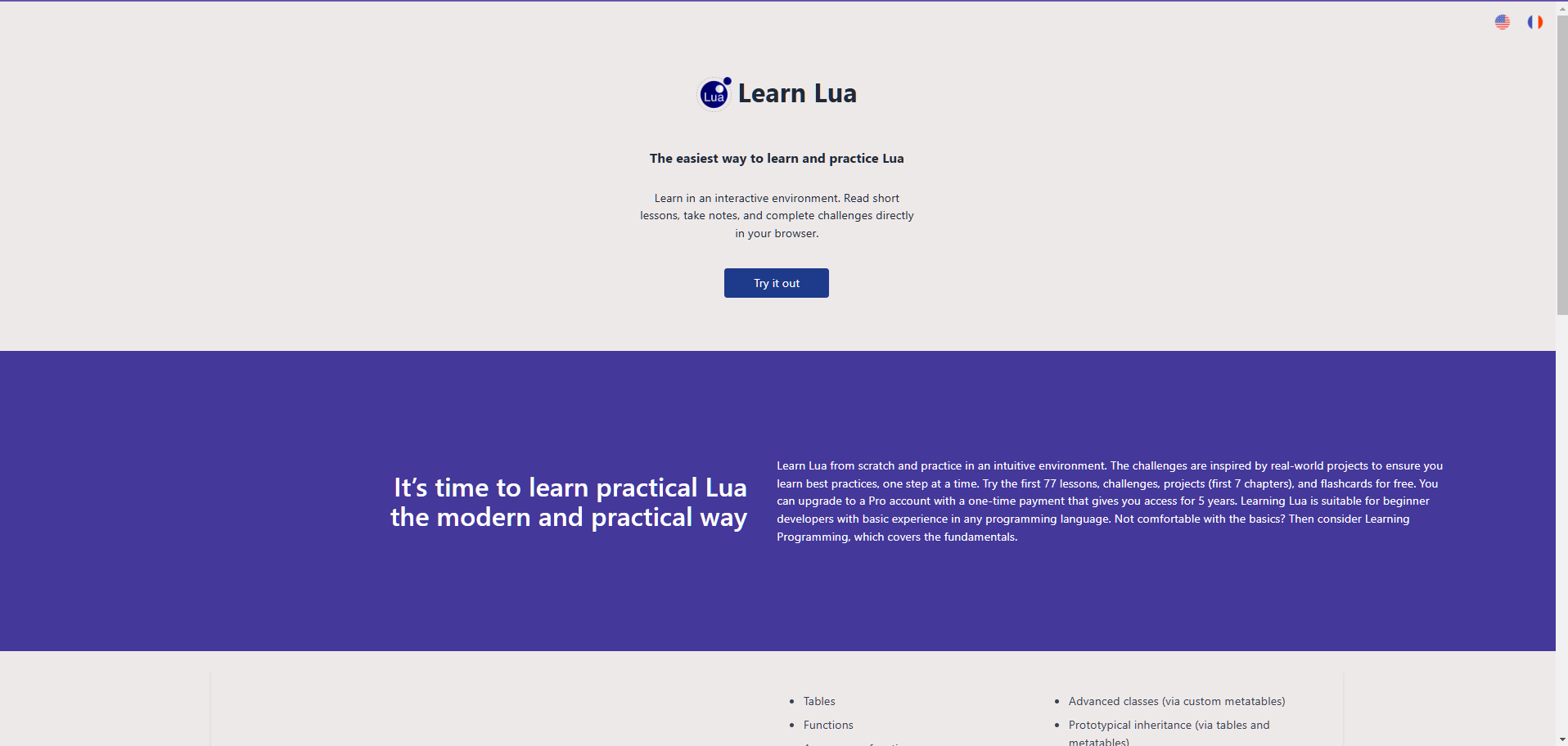 Learning Lua